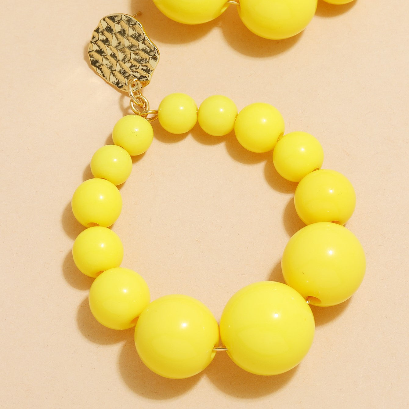 Wholesale Exaggerated Round Bead Earrings Bohemian Earrings ACC-ES-Qunq005