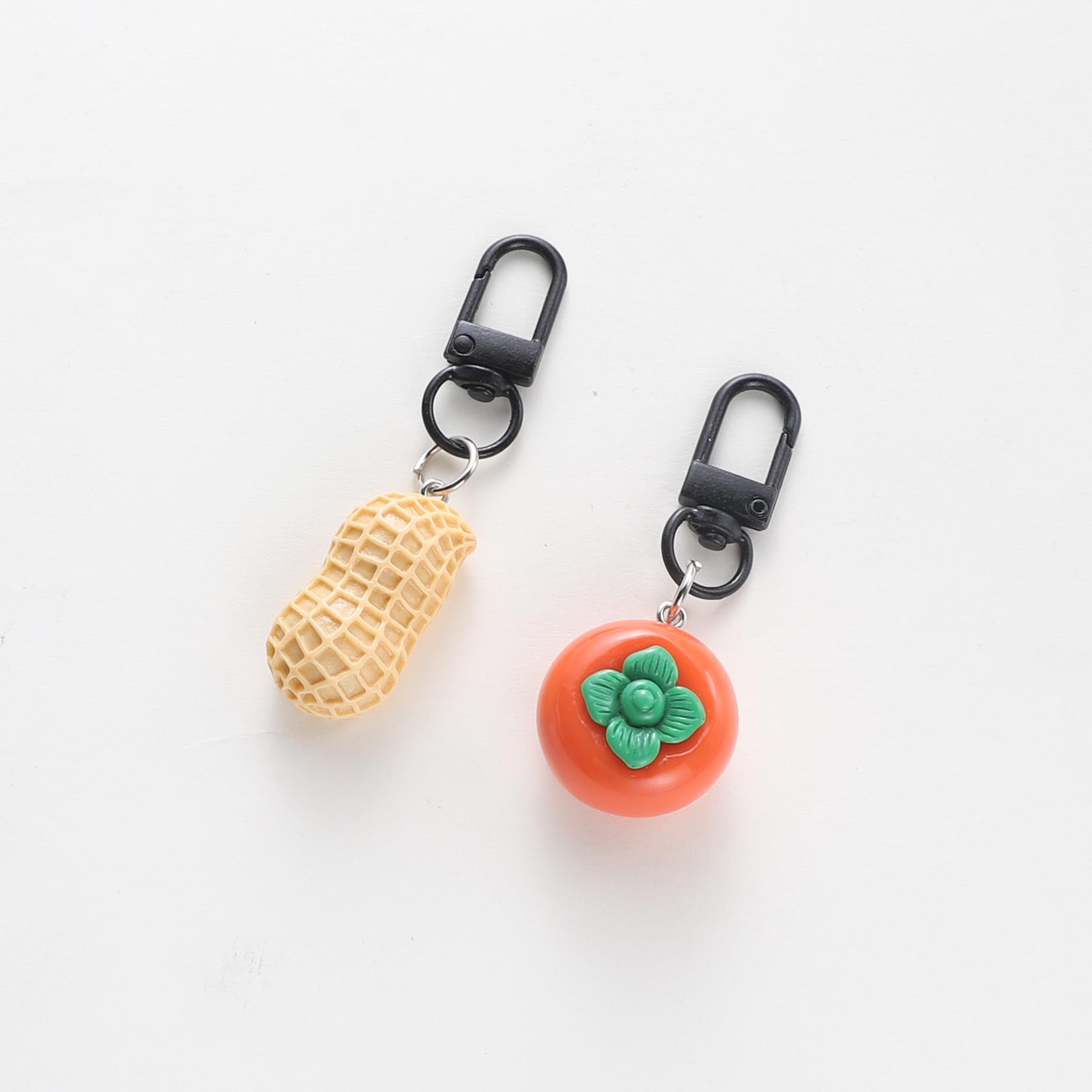 Wholesale Peanuts and Tomato Mini Keychain