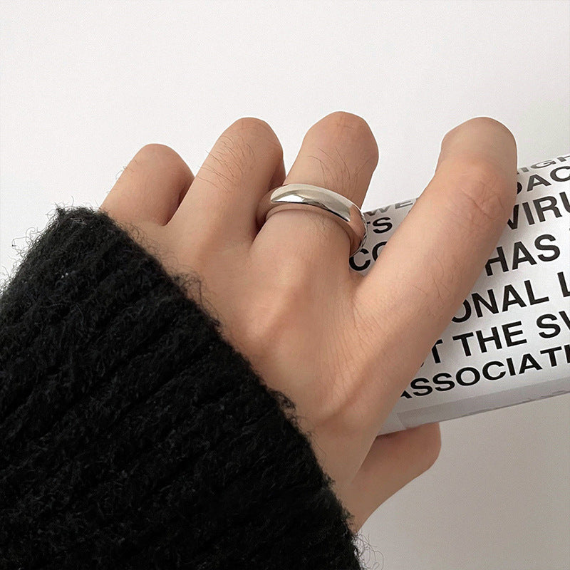 Wholesale Sterling Silver Polished Wave Ring ACC-RS-Chuyu001