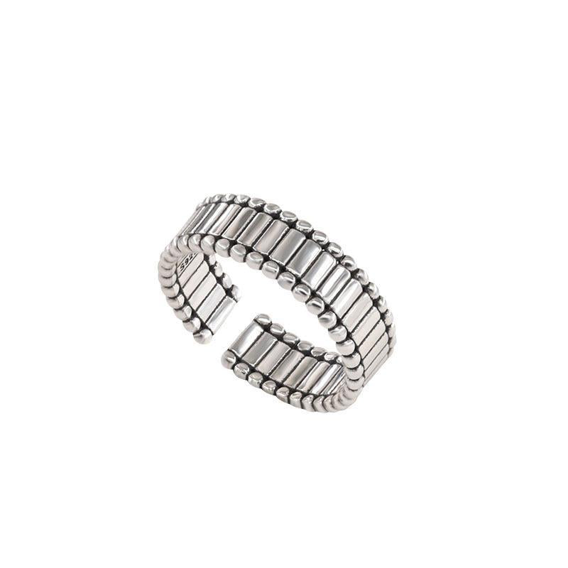 Wholesale  sterling silver irregular geometric ring