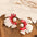 Wholesale  color oil drop flower earrings