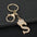 Wholesale  English letters encrusted diamond keychain