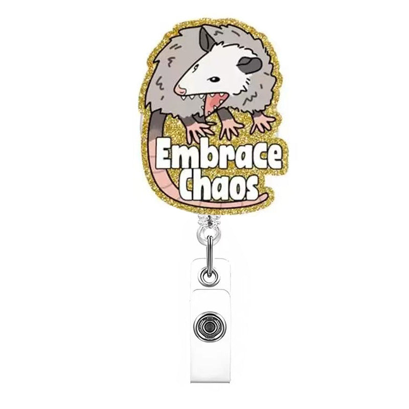 Wholesale acrylic retractable Badge Reels