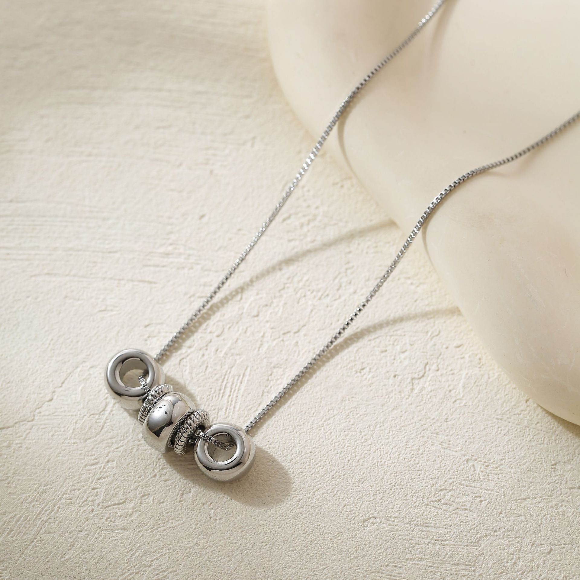 Wholesale Gold and Silver Two-color Necklace