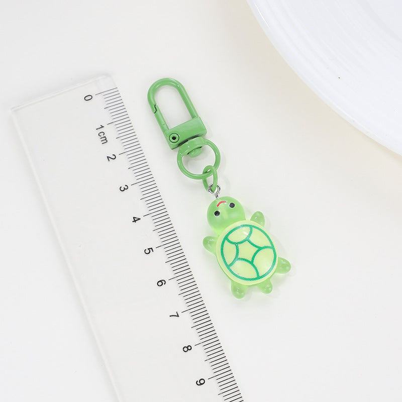 Wholesale Turtle Keychain Luminous Color Keychains