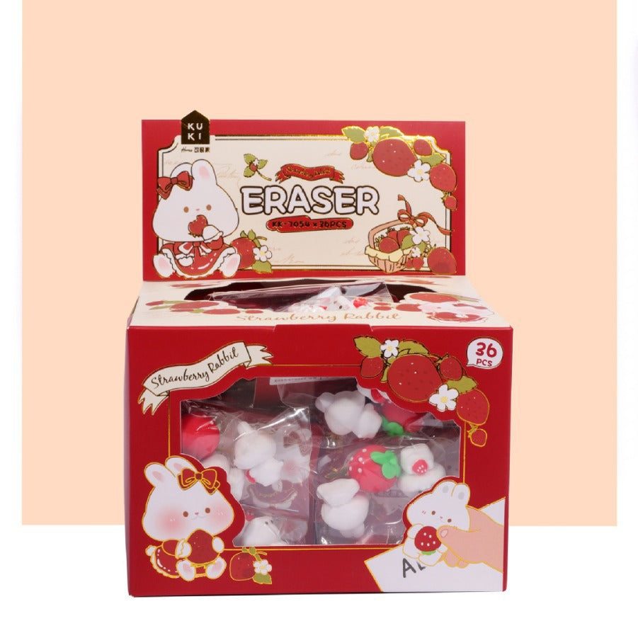 Wholesale of 36PCS 3D Bear Rubber ACC-ER-YSP002