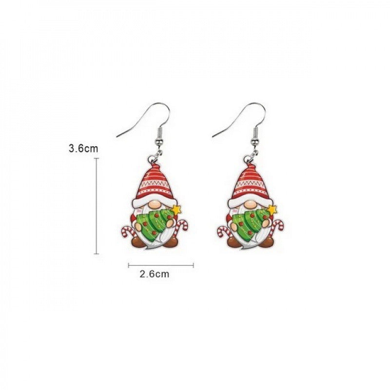 Wholesale Christmas  Acrylic Flat  Earrings
