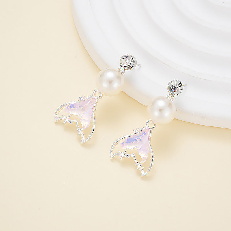 Wholesale  Mermaid Pearl Earrings EaDiamond Earrings
