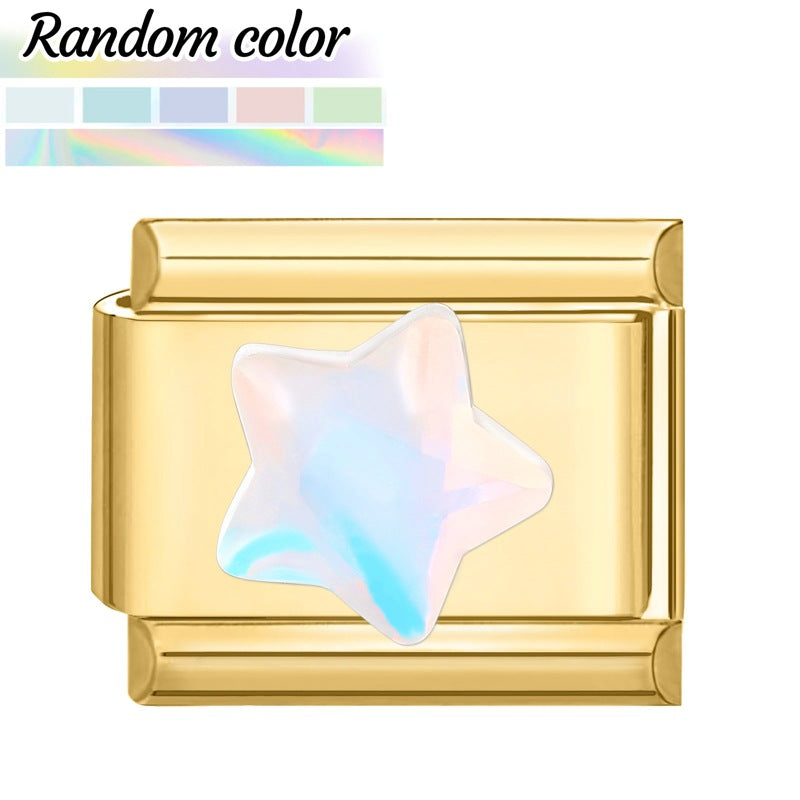 Wholesale Italian Charm Bracelet 9mm DIY Splicing Cute Creative Stainless Steel Composable Bracelet