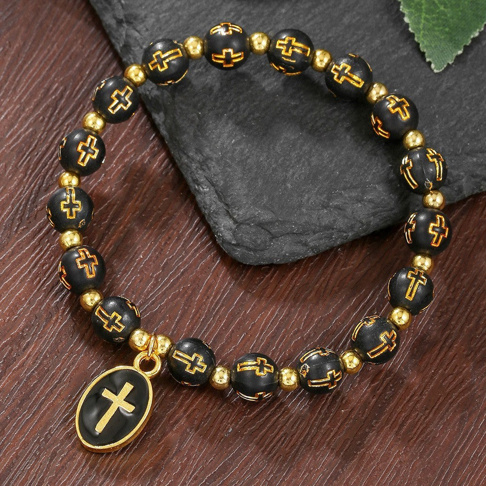 Wholesale Geometric Evil Eye Alloy Charm Bracelet Unisex Fashion Jewelry Accessory