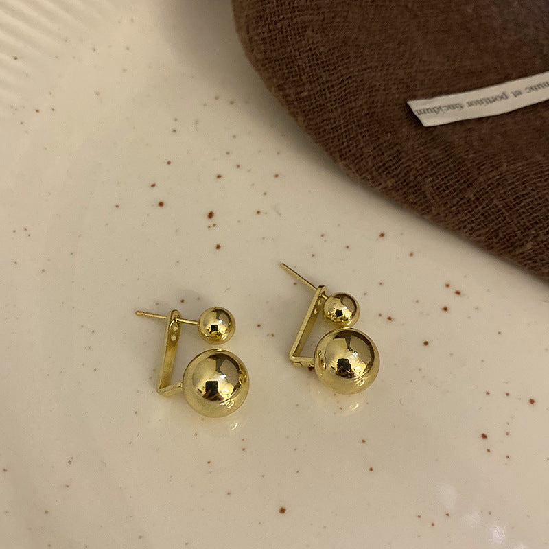 Wholesale 925 Silver Needle Exaggerated Love Earrings Statemente Earrings ACC-ES-Huih004