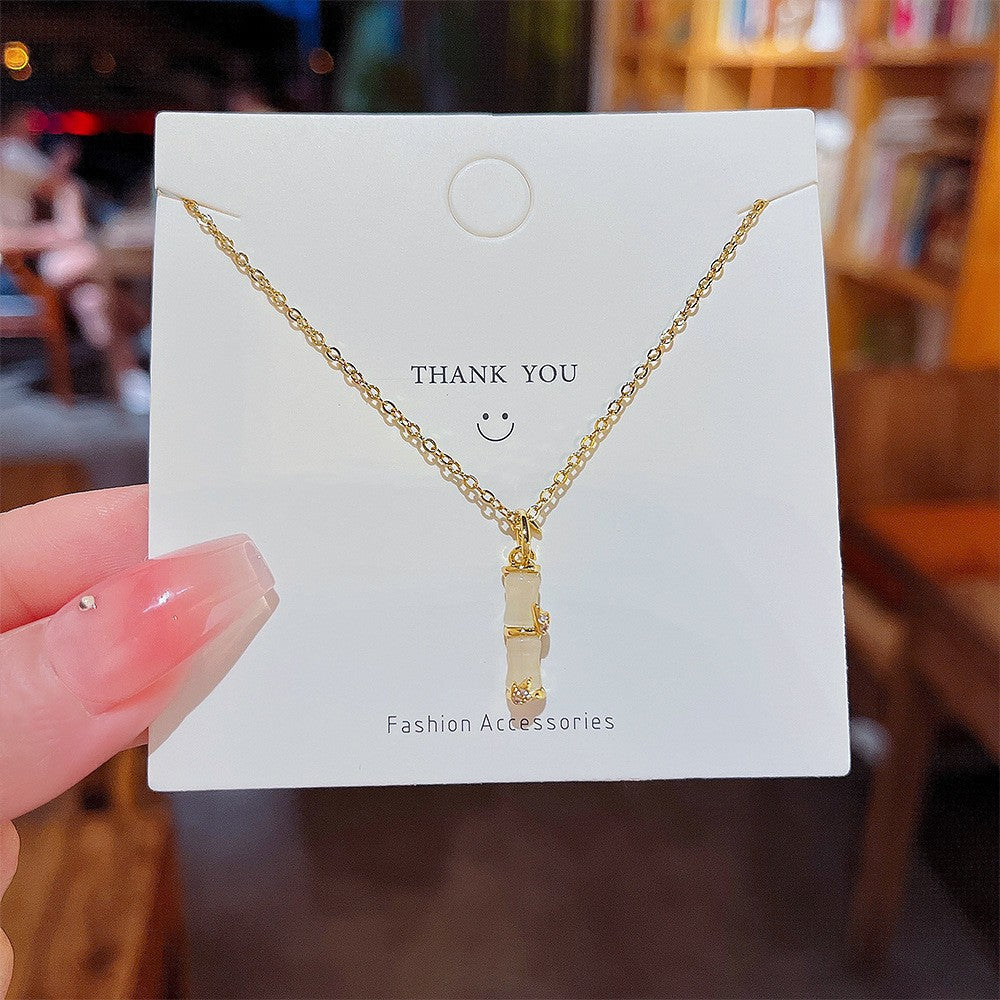 Wholesale Titanium Steel Non-fading Necklace Clavicle Chain Choker Necklace ACC-NE-Xiyue001