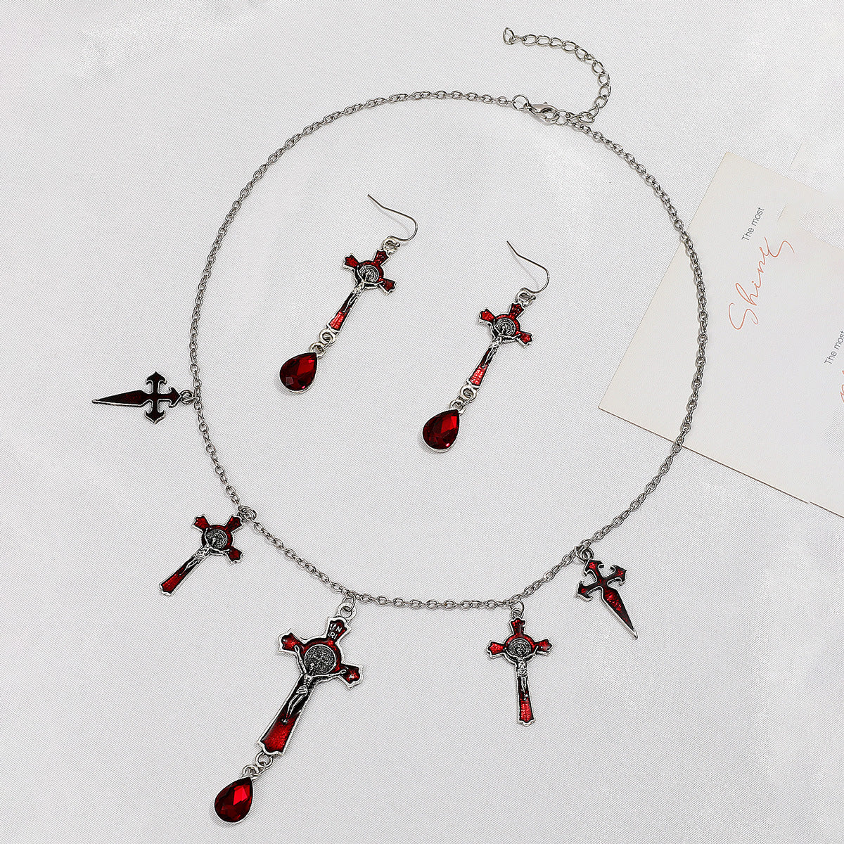 Wholesale   retro Gothic exaggerated black   necklace