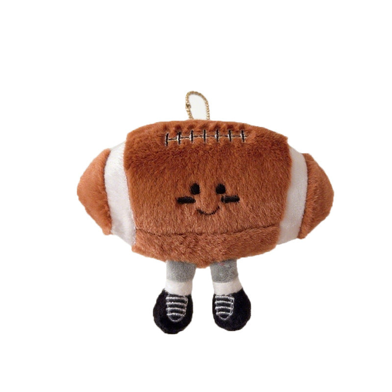 Wholesale Rugby Plush Keychain