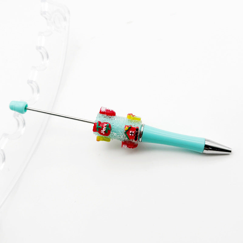 Wholesale  10pcs Christmas sugar beaded pen rhinestone stars sugar pen