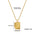 Wholesale  Stainless Steel 18K Gold Photo Necklace