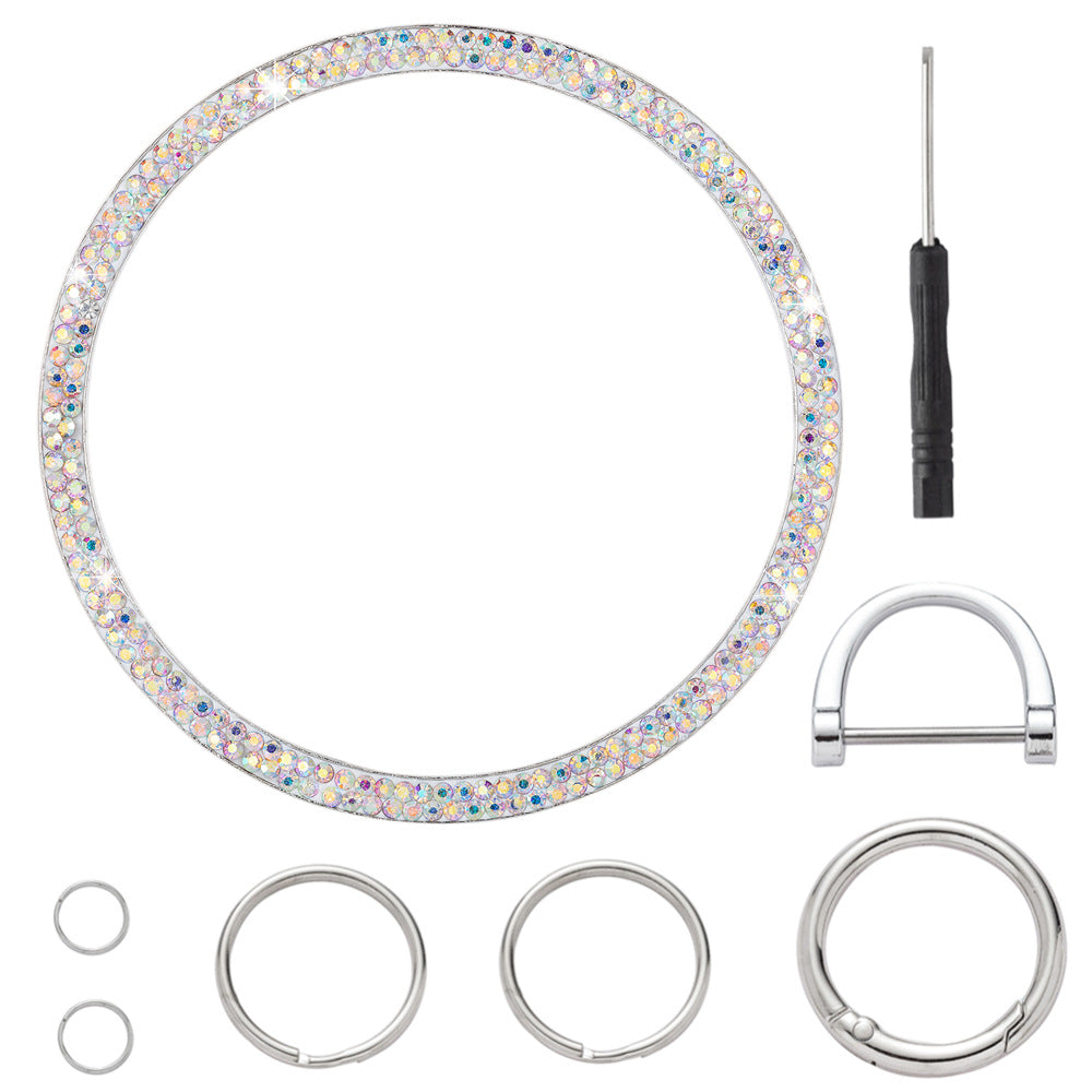 Wholesale Metal Diamond Bracelet Keychain ACC-KC-ZW007