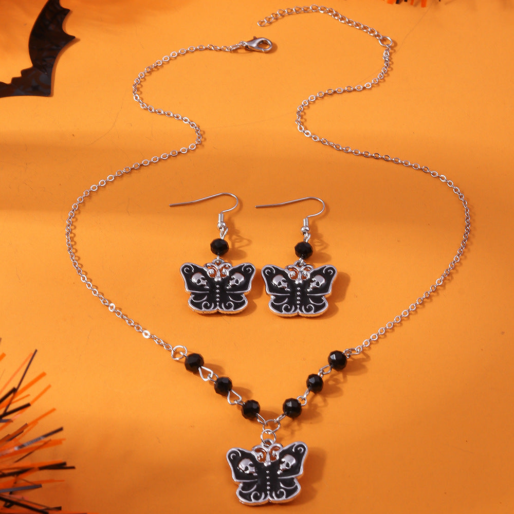 Wholesale  jewelry fashion  Halloween animal clavicle chain butterfly necklace