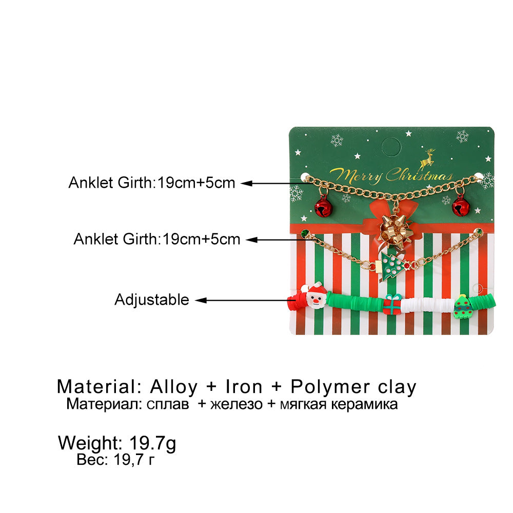 Wholesale Christmas Bell Bracelet Set ACC-BT-Anduo001