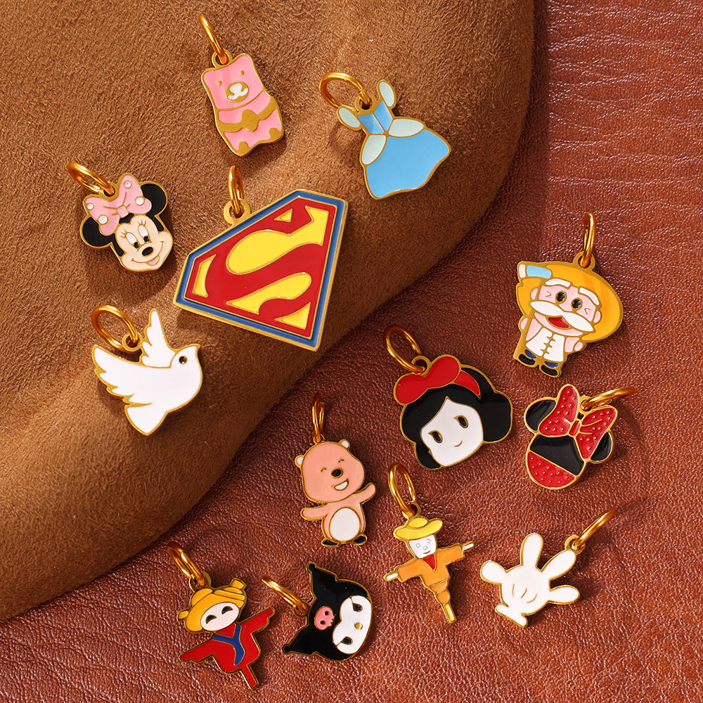 Wholesale Cartoon Enamel Charms