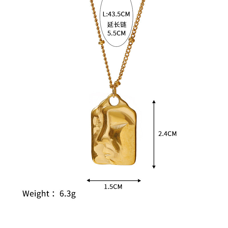 Wholesale  Stainless Steel Plated 18k Color Necklace