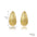 Wholesale Light Luxury Niche Knot Metal Gold Earrings