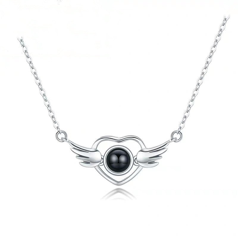 Wholesale Valentine's Day Angel Wings Necklace ACC-NE-Shiyu002