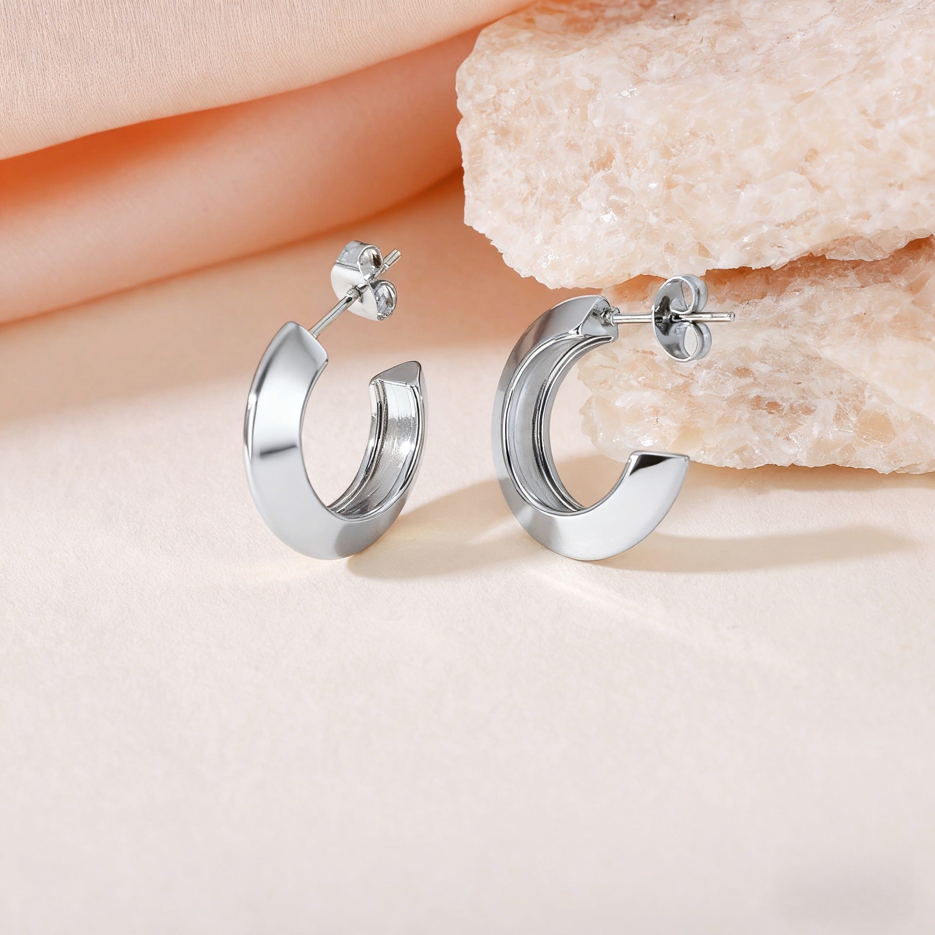 Wholesale  Hypoallergenic Jewelry  Titanium Steel Earrings