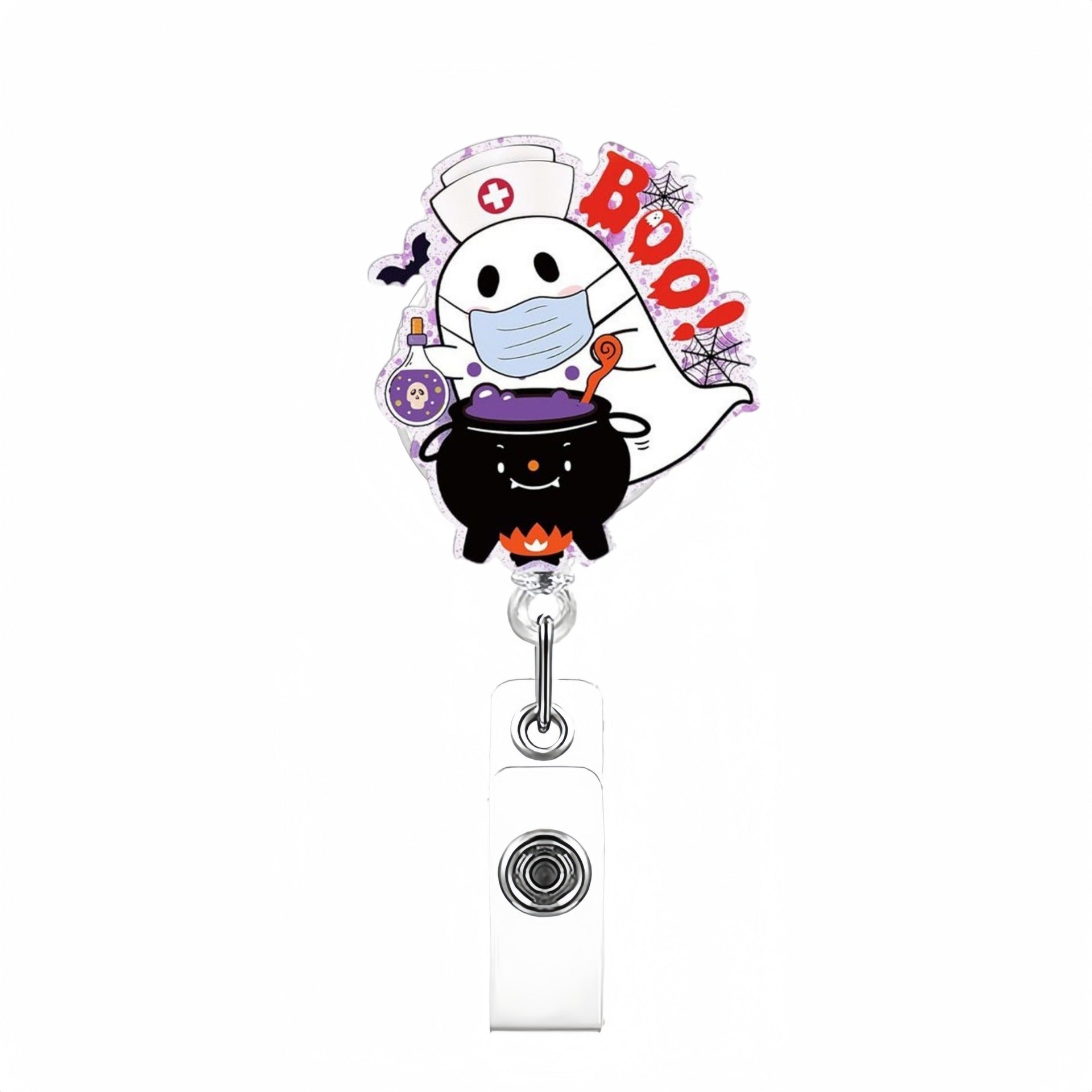 Wholesale Acrylic  Badge Reels Keychains