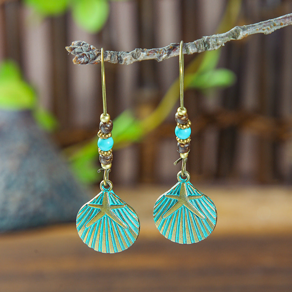 Wholesale  retro alloy earrings Bohemian fashion jewelry