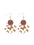 Wholesale  Butterfly Printing Acrylic Earrings