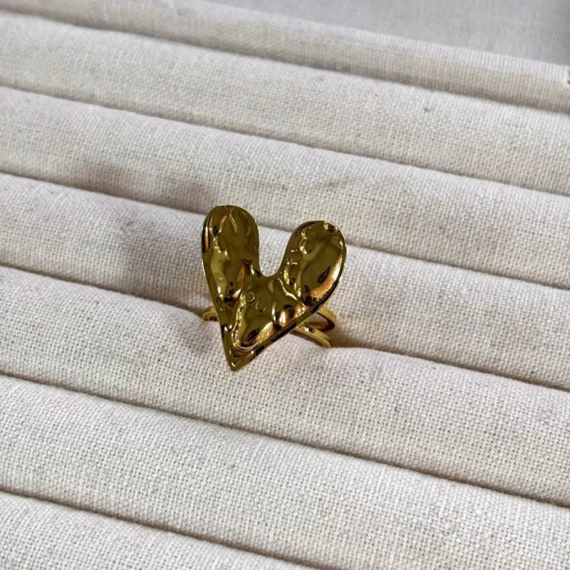 Wholesale Geometric Stainless Steel Ring,  Electroplated,  Boutique Resale Jewelry Accessory