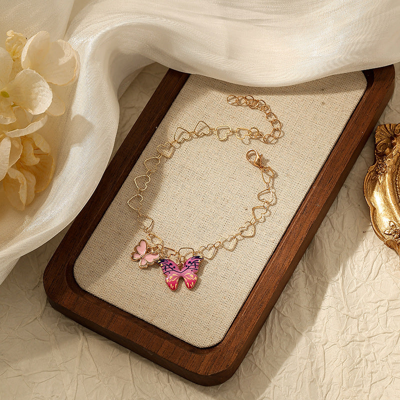 Wholesale Butterfly Heart Bracelet