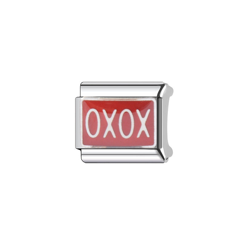 Wholesale Italian Charm Bracelet 9mm DIY Splicing Cute Creative Stainless Steel Composable Bracelet