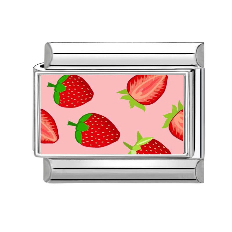 Wholesale Fruit-Themed Italian Modular Multifunctional DIY Creative Birthday Gift Retro Connectable Jewelry Accessories Bracelet