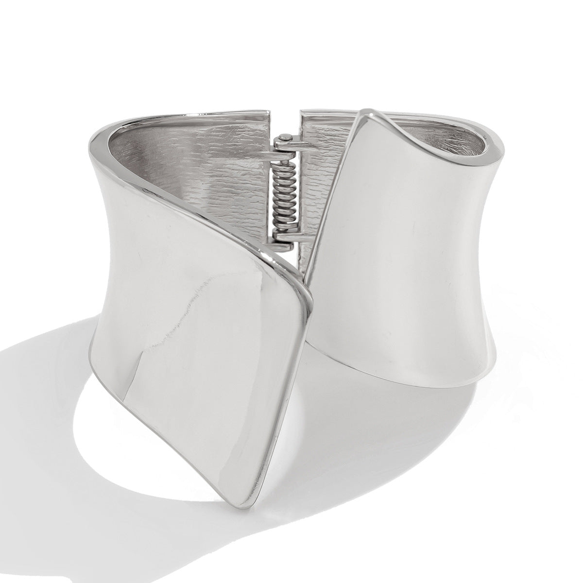 Wholesale Irregular square opening smooth bracelet set