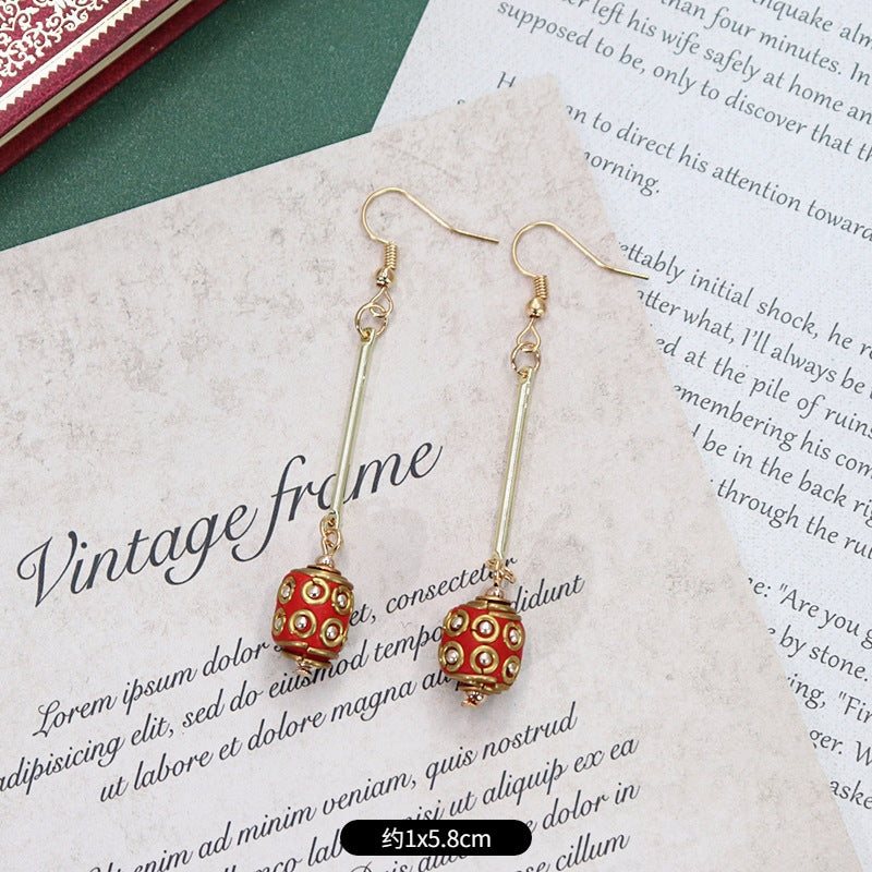 Wholesale Retro Nepal Style Handmade Dangle Earrings,  Trendy Fashion Accessory for Party or Everyday Wear