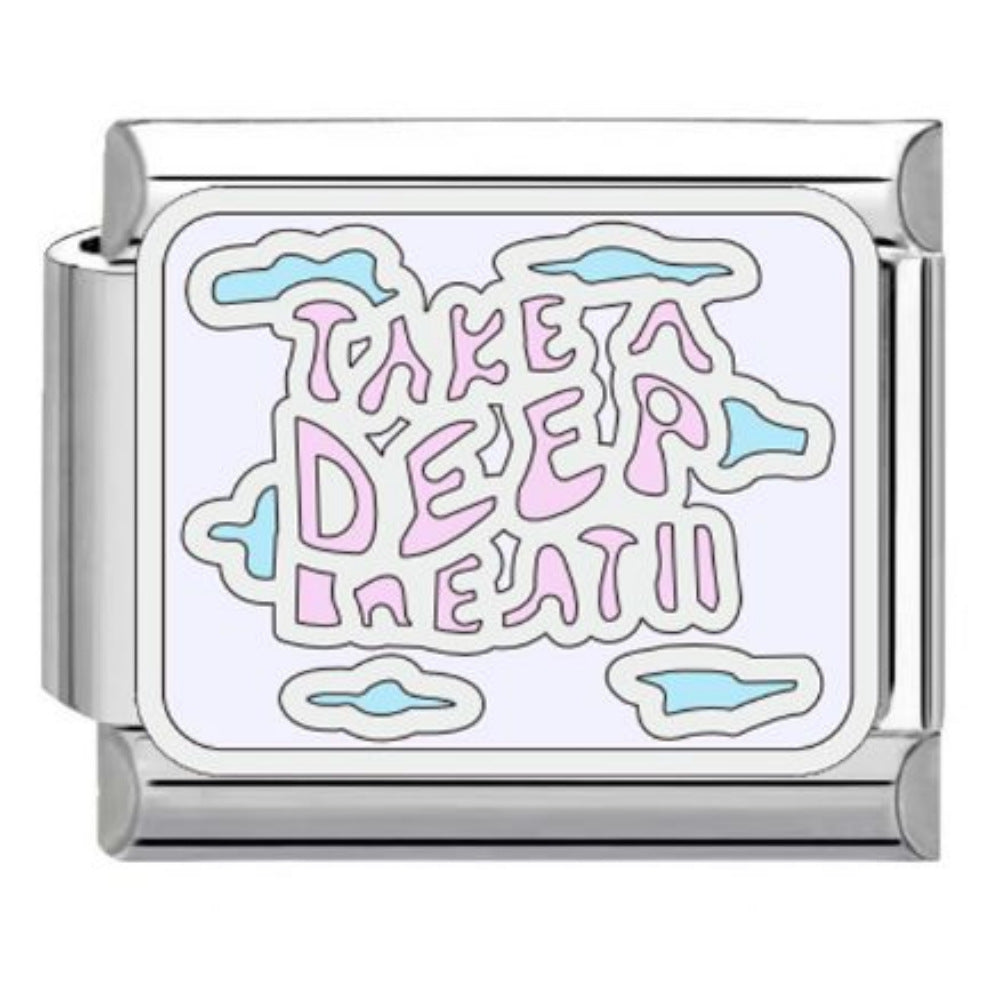 Wholesale Titanium Steel DIY Italian Charms Bracelet Original English Letter Design Boutique Resale Gift