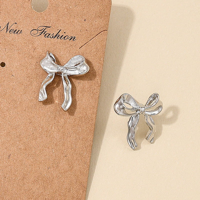 Wholesale Alloy Bow Creative Earrings