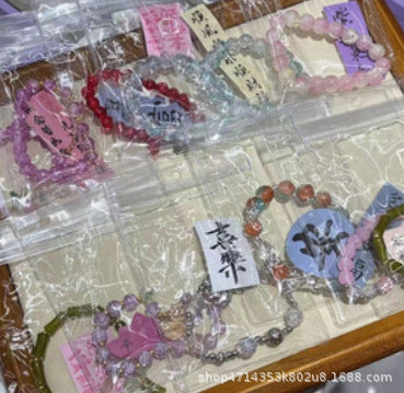 Wholesale Glass Crystal Bead Bracelet Fashion Accessory for Resale
