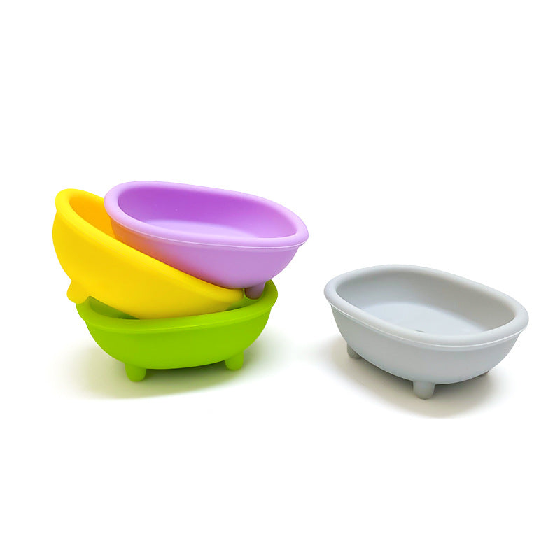 Wholesale 10pcs 3D Bathtub Silicone Cartoon Focal Beads ACC-BDS-WDX253