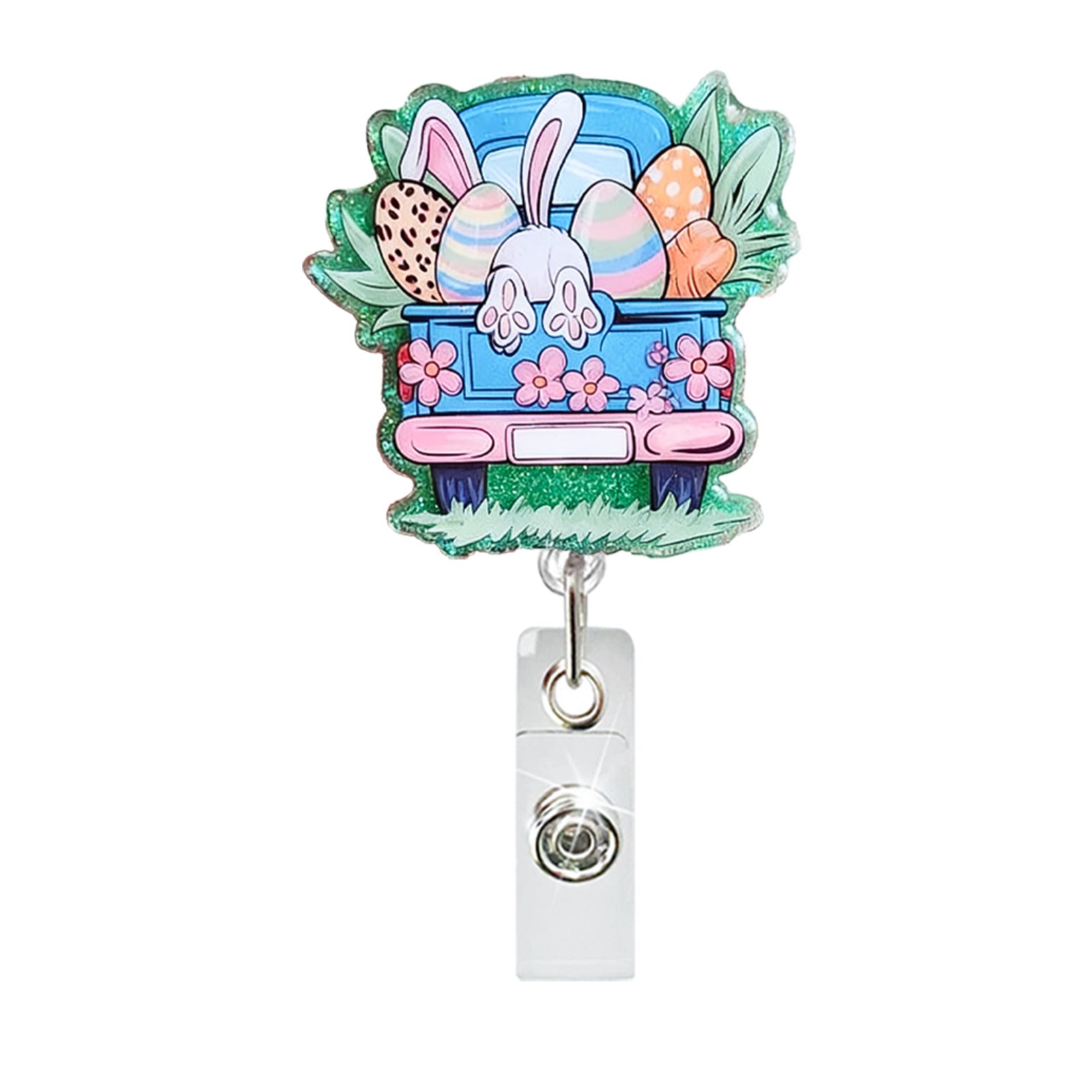 Wholesale Easter Bunny Egg Acrylic Badge Reels