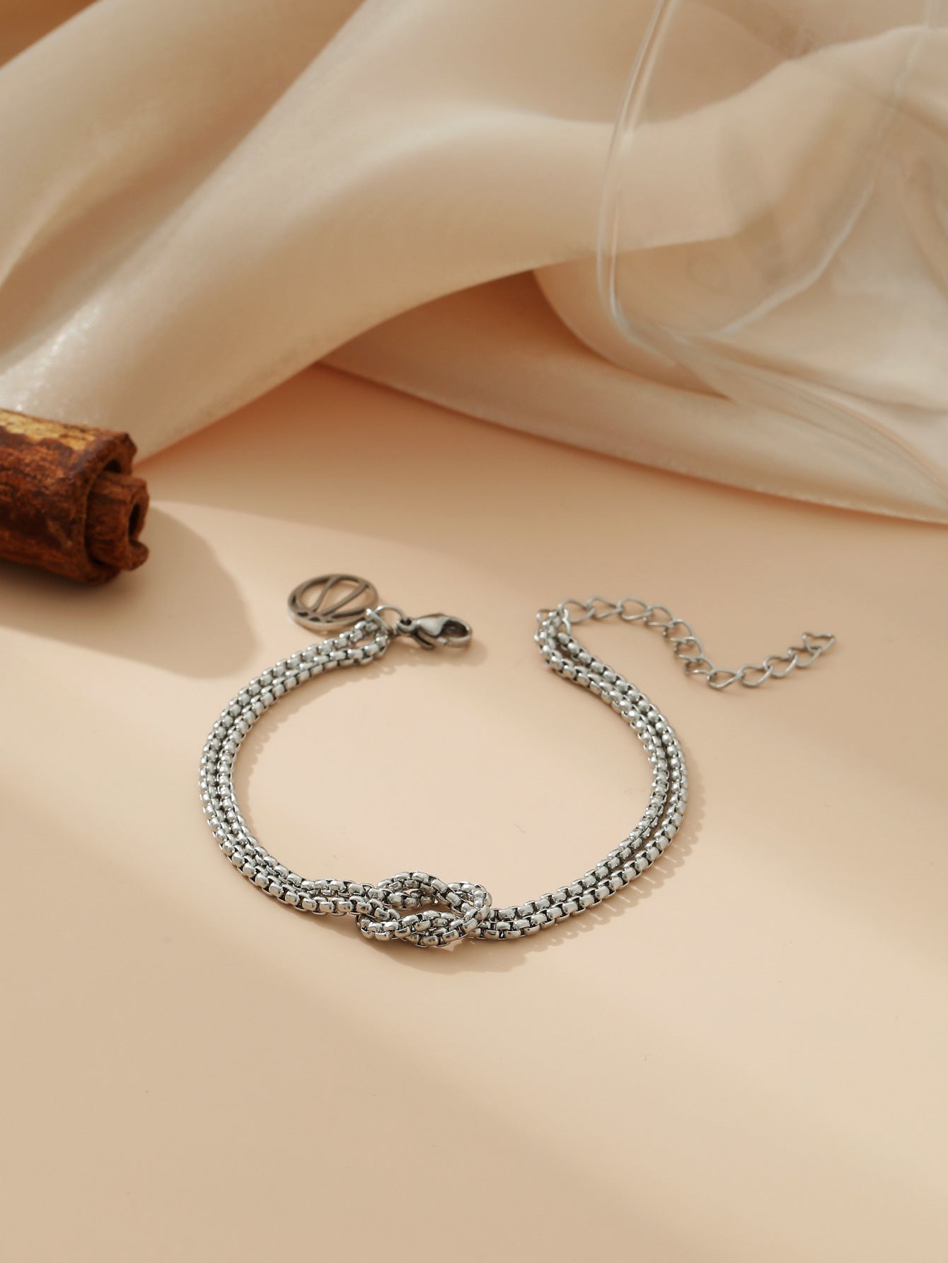 Wholesale stainless steel basketball tag golden double double bracelet