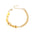 Wholesale Color Irregular Natural Shell Golden Stainless Steel Double Hand Bracelet
