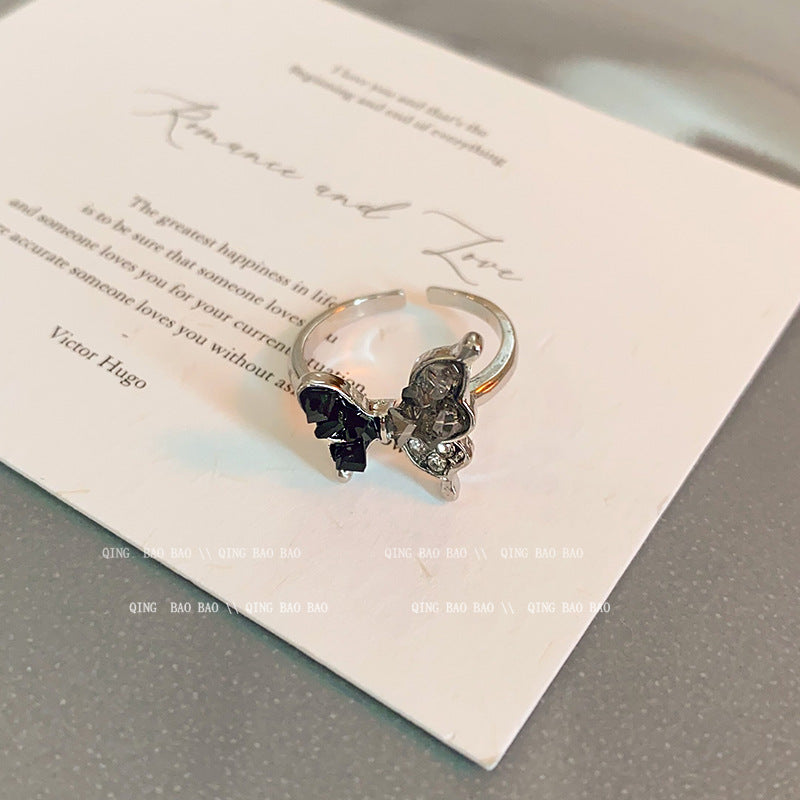 Wholesale Adjustable Micro Pavé Zircon Ring Fashion Accessory Gift for Women