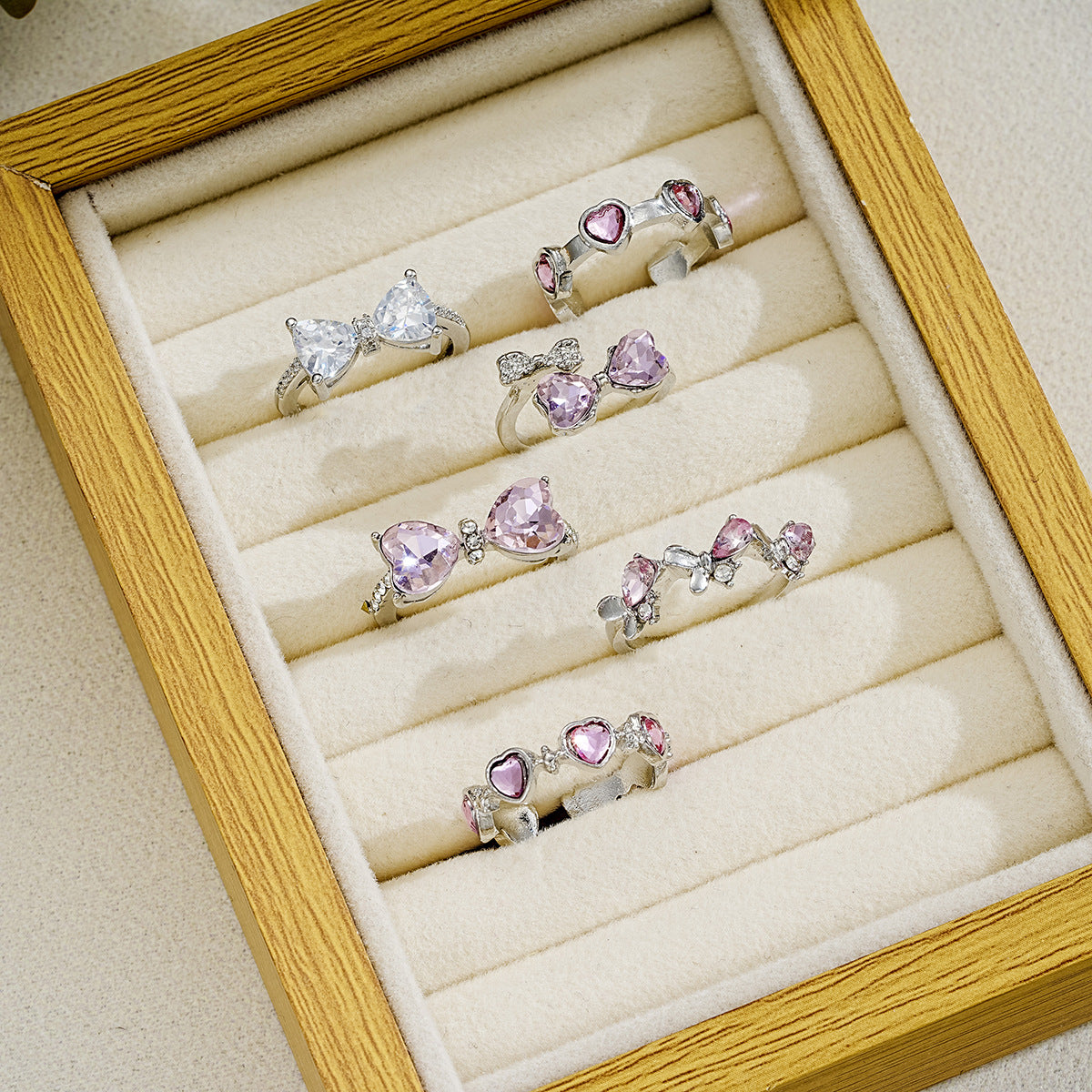 Wholesale Adjustable bow ring three-piece set