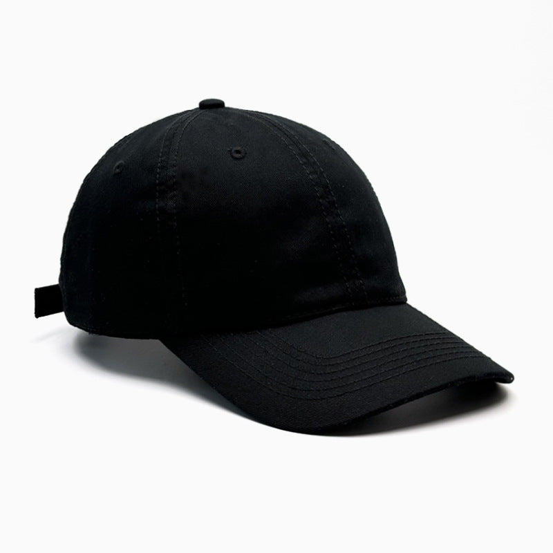 Wholesale  cotton deepened increase cap soft top curved eaves light plate baseball cap
