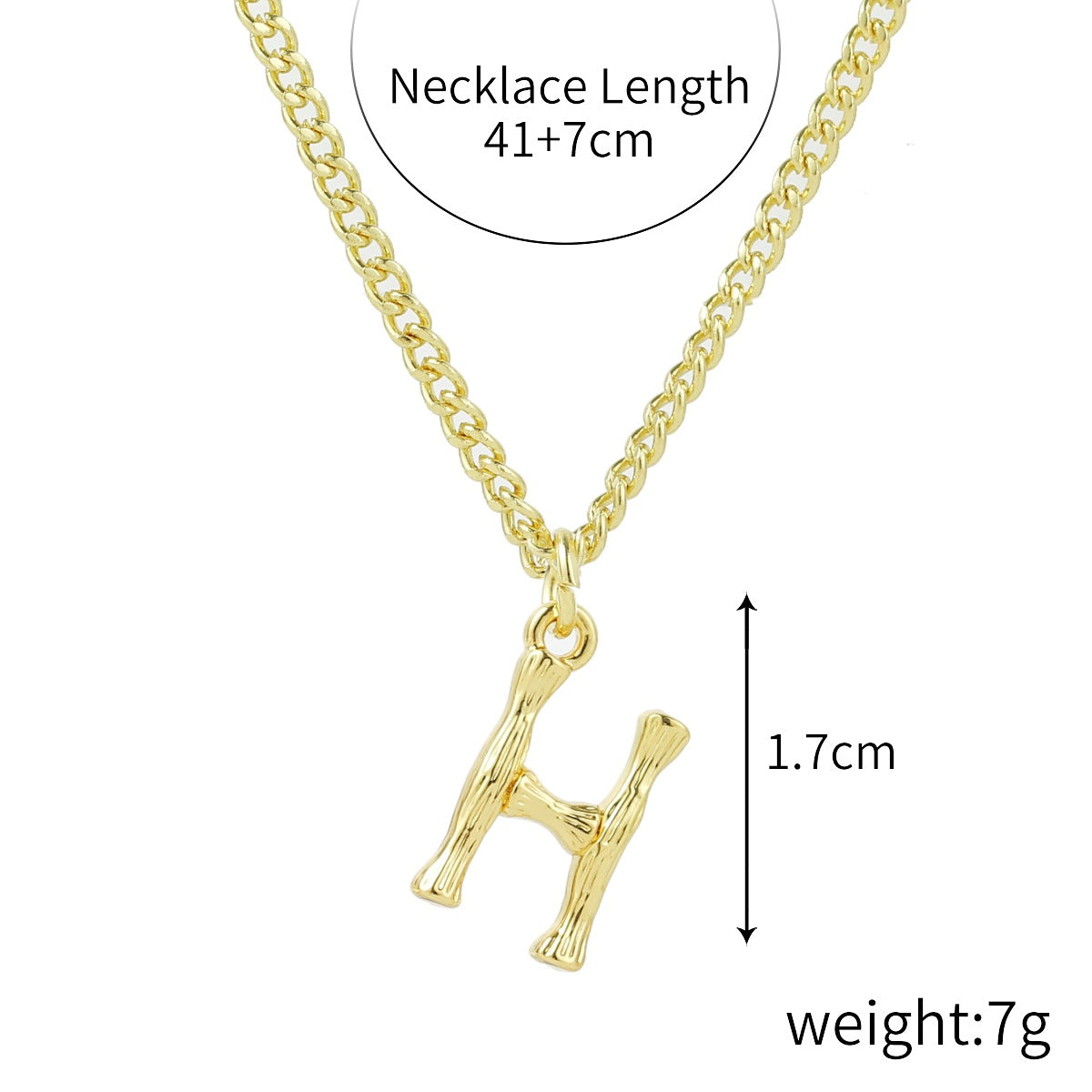 Wholesale  Love Letter Necklace 26 English  Zinc Alloy Necklaces