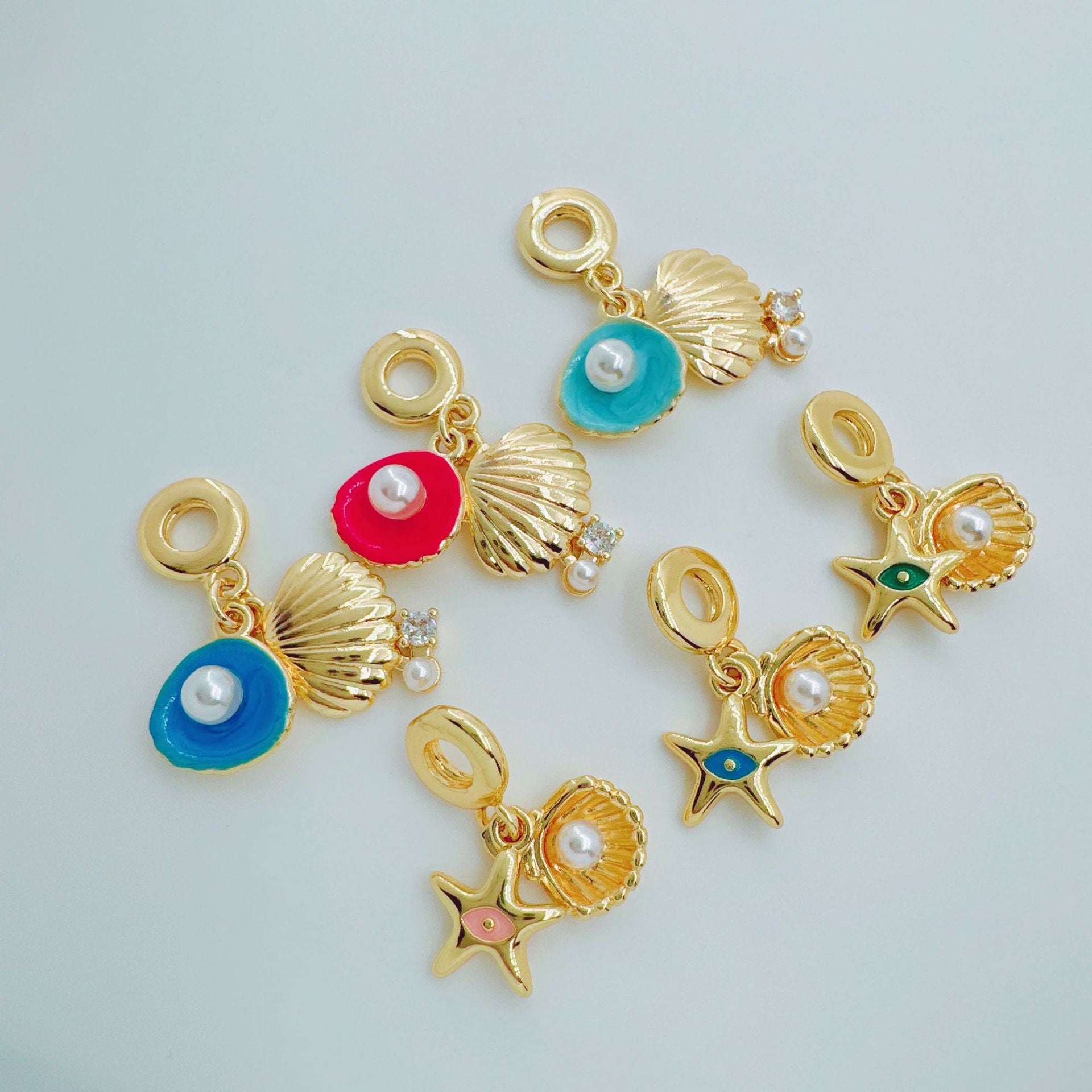 Wholesale Copper Starfish Shell Necklace - Ocean-Inspired Pendant,  Chic Jewelry Accessory for Women