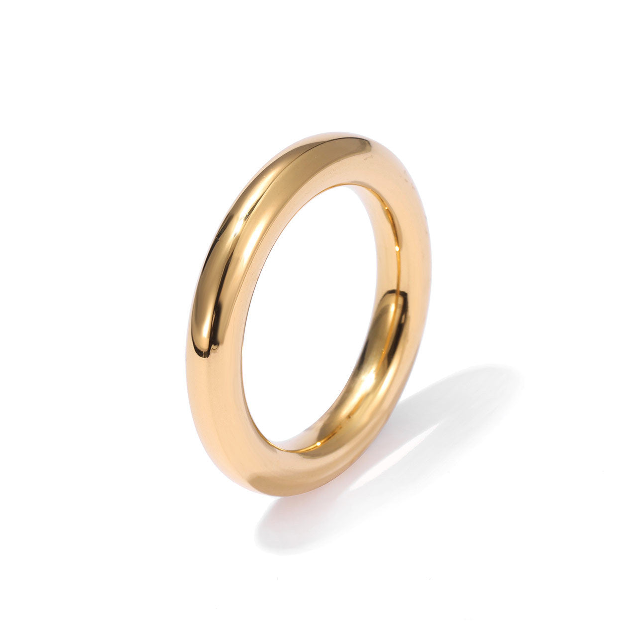 Wholesale Rhinestone Titanium Steel Ring